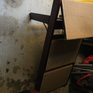 Pet stair case that turns into a ramp